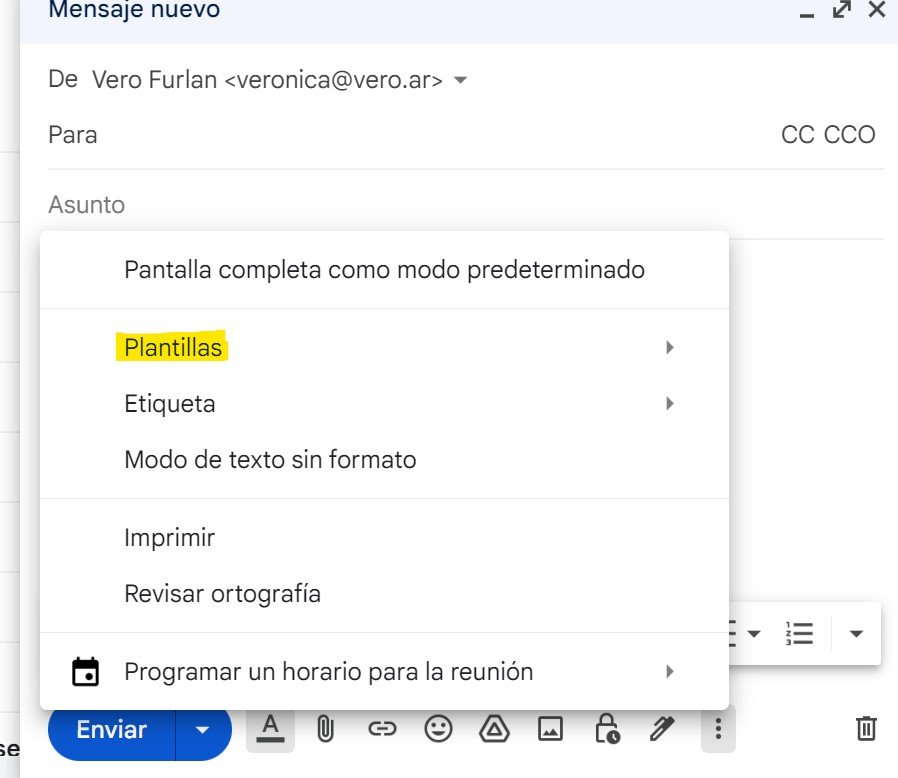 Plantilla Gmail como hacerlas